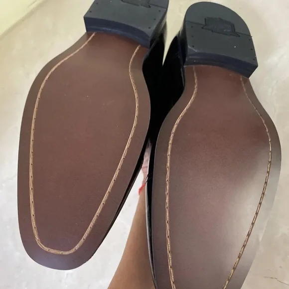 Florsheim Dress Shoes Tux Cap Toe Oxford Black Patent Leather NEW 7 3E X-Wide - Picture 5 of 7